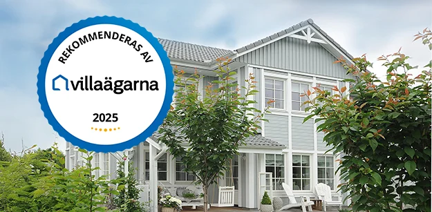 Verisure hemlarm rekommenderas av Villaägarna 2025 Rekommenderat av Villaägarna 2025