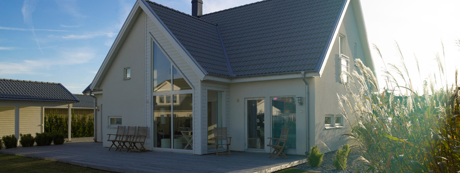 Hus som har Verisure hemlarm installerat