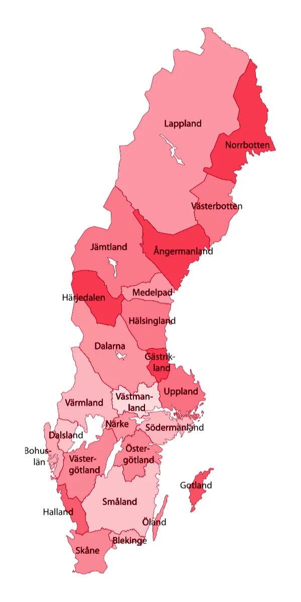 Sverigekarta