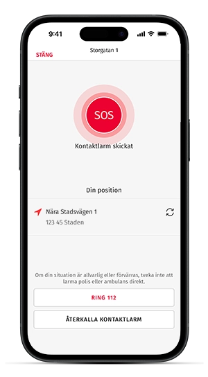iPhone med Guardian SOS nu aktiverad iPhone med Guardian SOS nu aktiverad