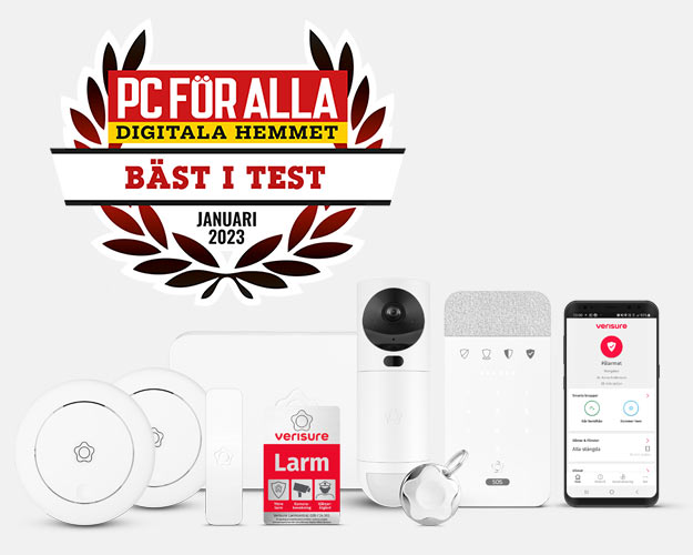 Verisure hemlarm bäst i test i PC för alla