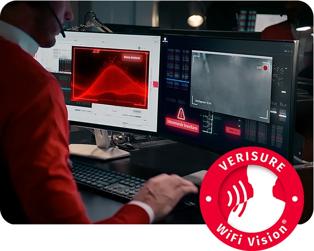 WiFi Vision® – upptäcker rörelse i rökfyllda rum